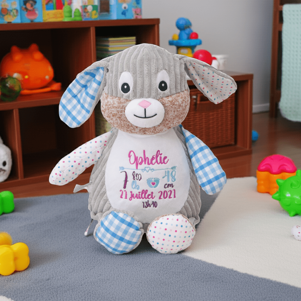 Albany the Bunny - Blue - Plush