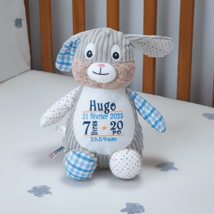 Albany the Bunny - Blue - Plush