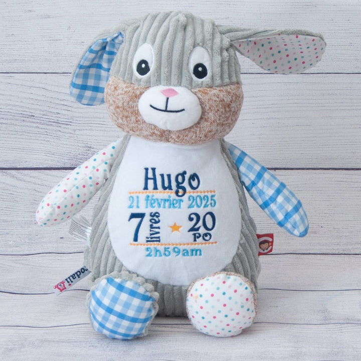 Albany the Bunny - Blue - Plush
