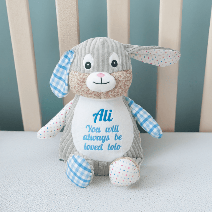 Albany the Bunny - Blue - Plush