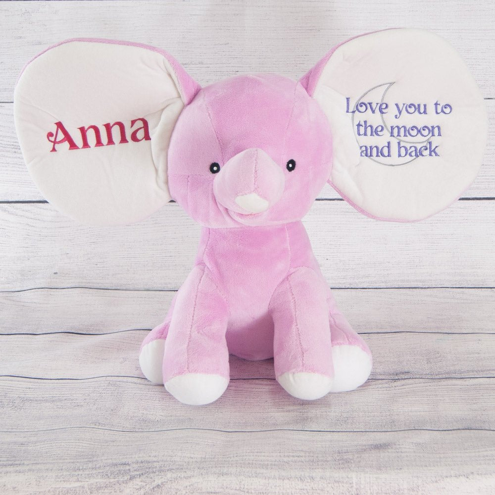 Fundy the Dumble Stuffed Elephant - Lavender - Plush