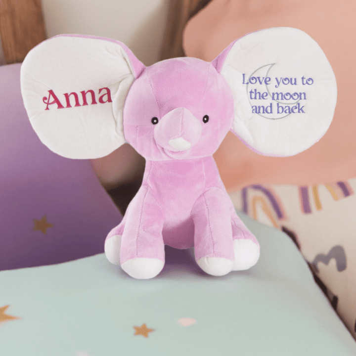 Fundy the Dumble Stuffed Elephant - Lavender - Plush