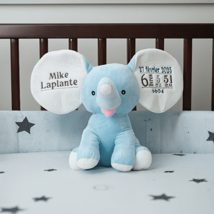 Glacier the Blue Elephant - Plush