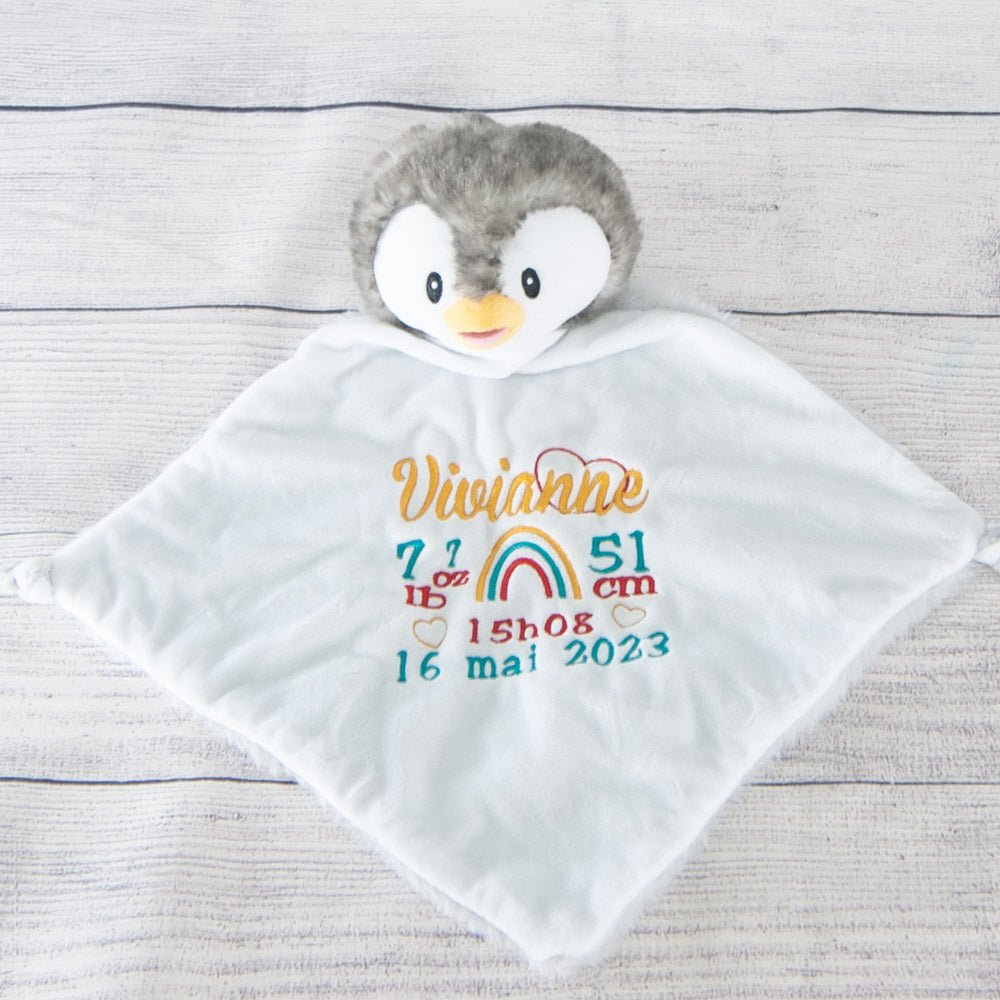 Grey Penguin Lovey - Blankey