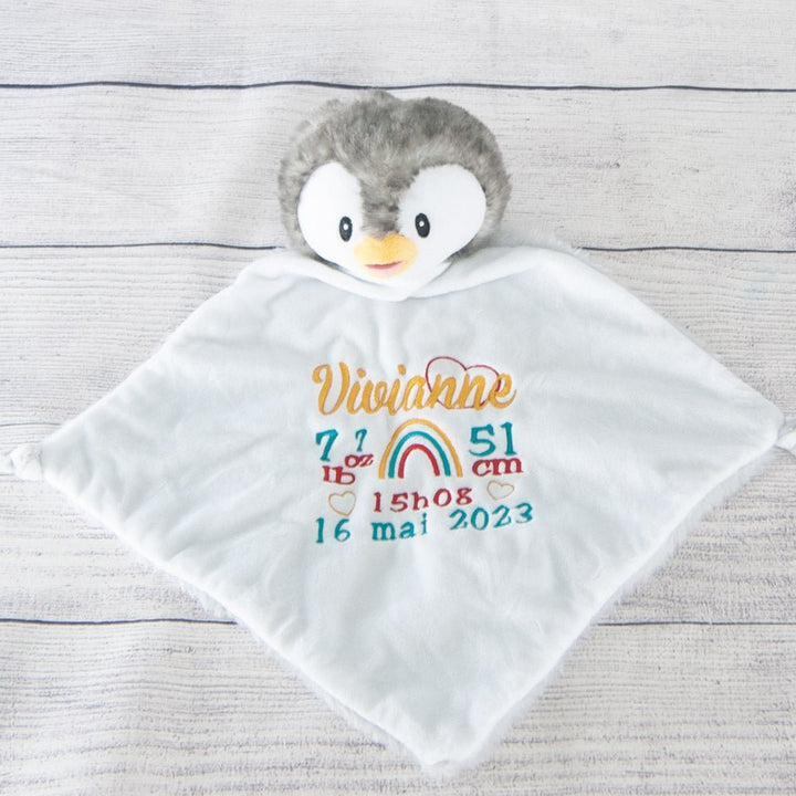 Grey Penguin Lovey - Blankey