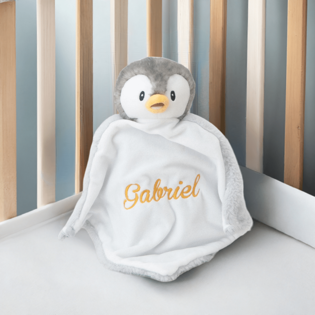 Grey Penguin Lovey - Blankey