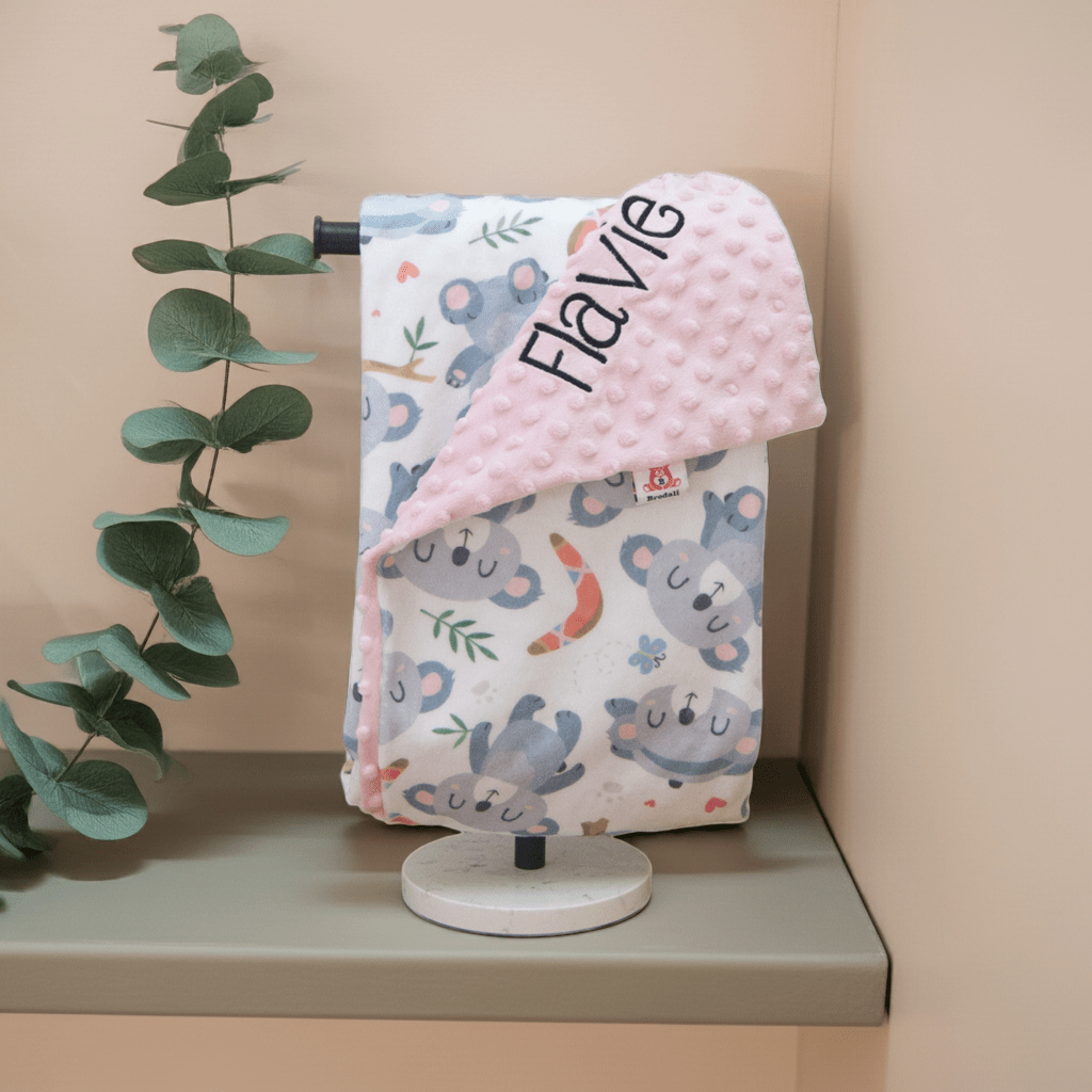 Pink Koalas Blanket - Blanket