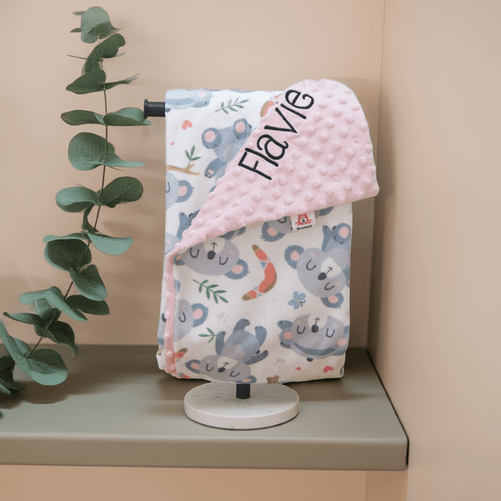 Pink Koalas Blanket - Blanket