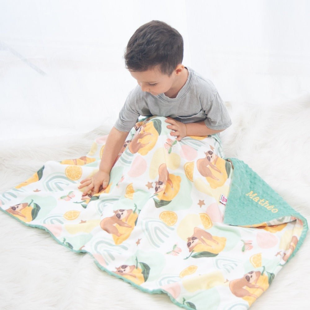 Sloths and Lemons - Blanket