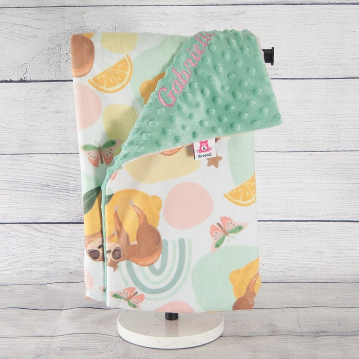 Sloths and Lemons - Blanket