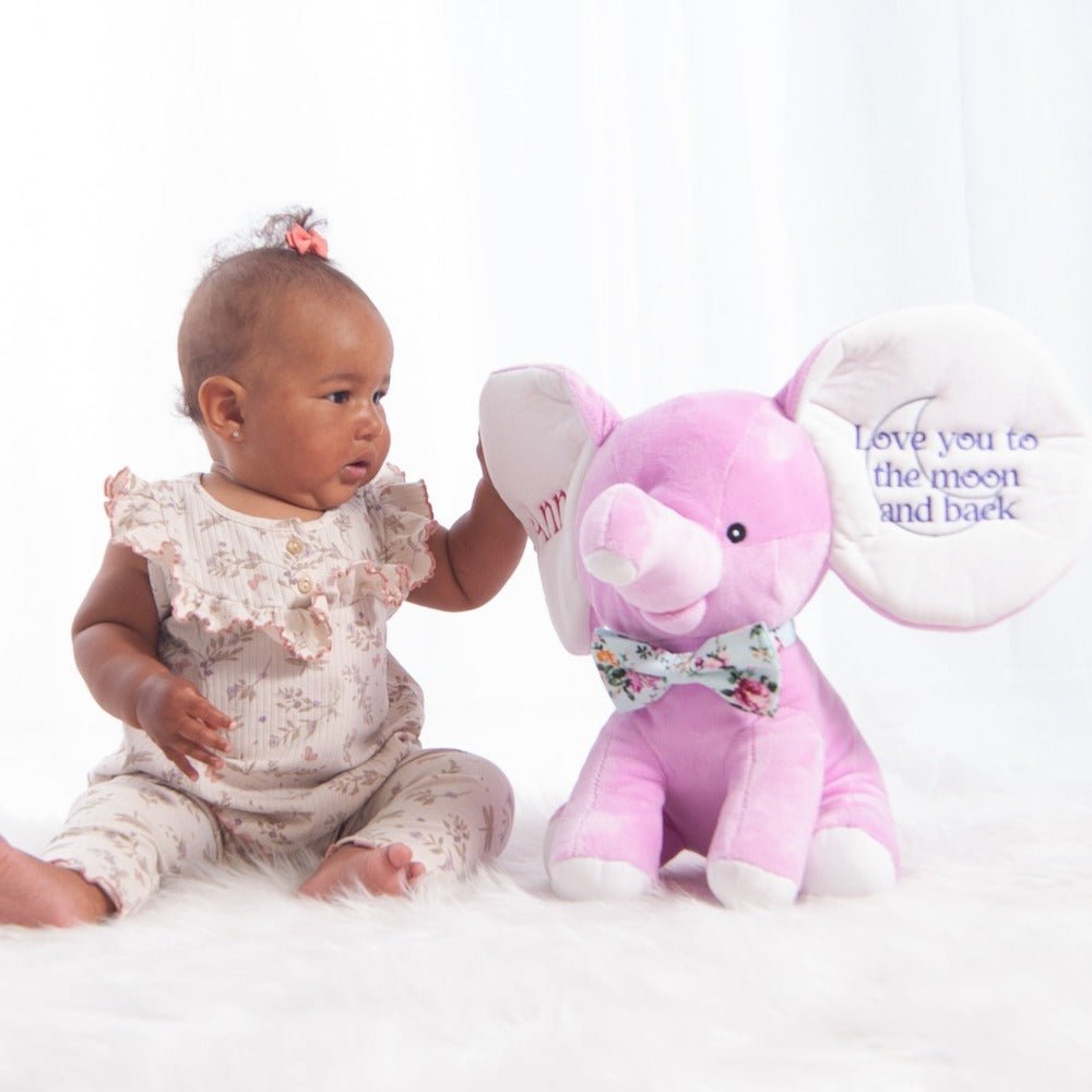 Fundy the Dumble Stuffed Elephant - Lavender - Plush