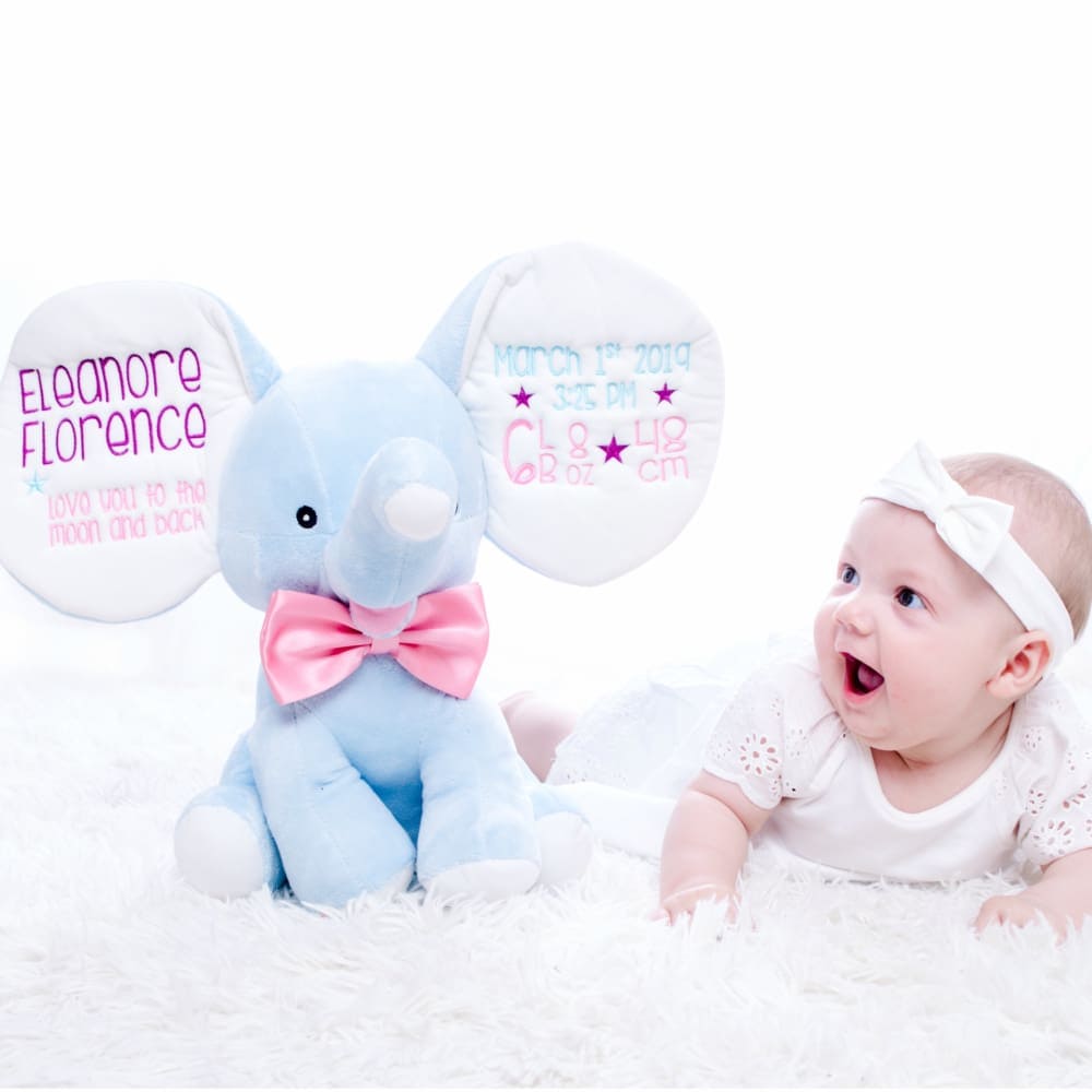 Glacier the Blue Elephant - Plush