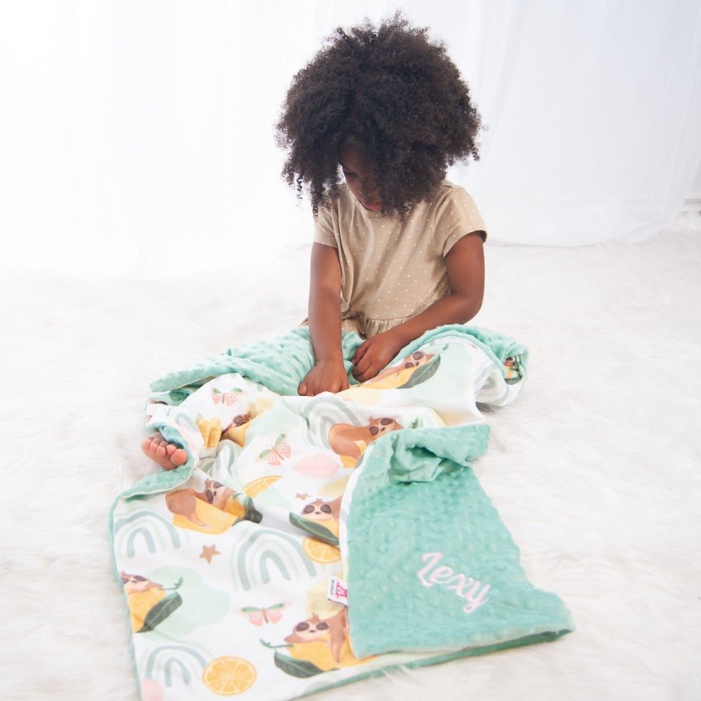 Sloths and Lemons - Blanket