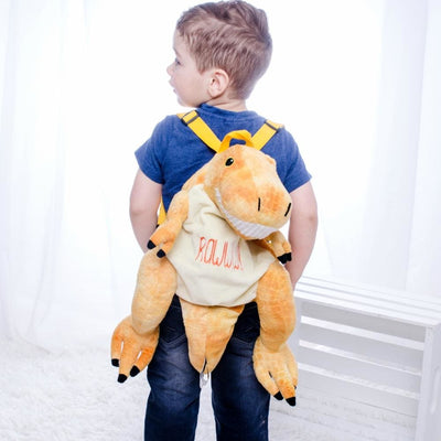 Moose backpack with custom name embroidery