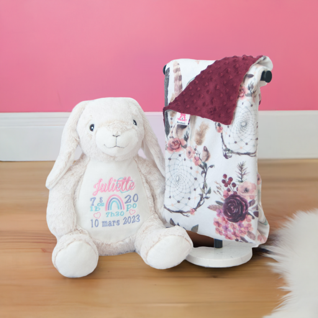 Bunny Gift Set - Custom Embroidery