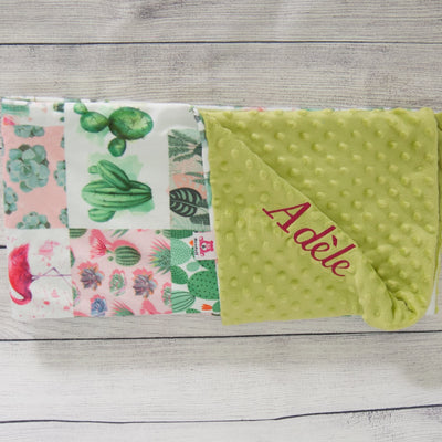 Doudou pour bébé avec cactus