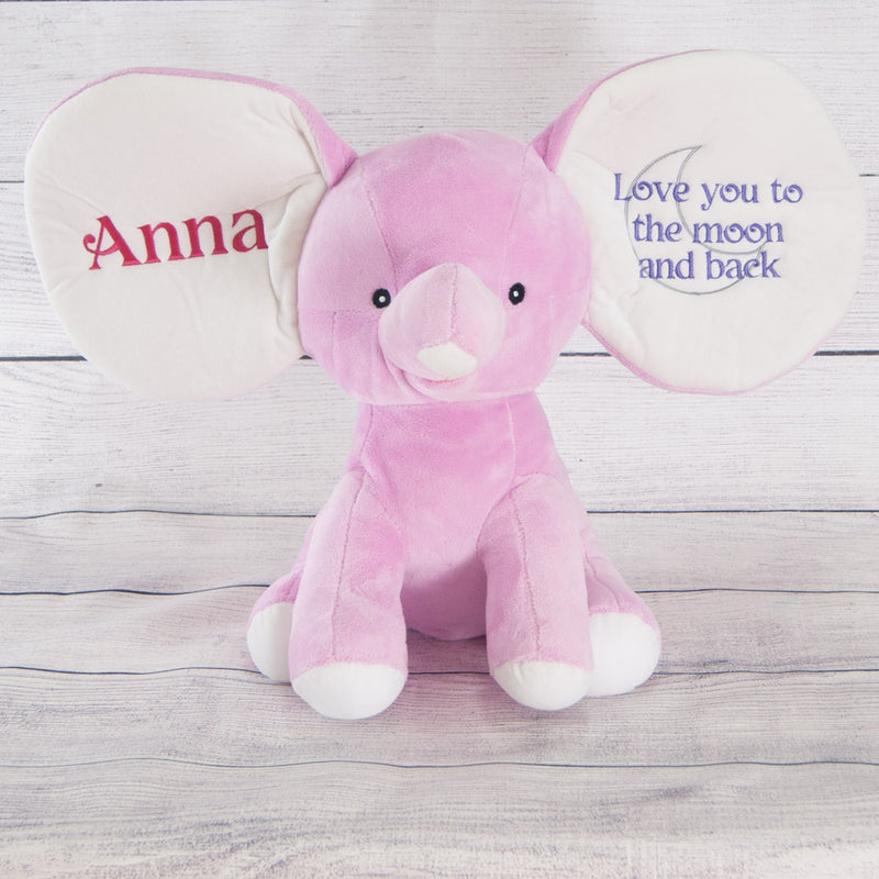 Fundy the Dumble Stuffed Elephant - Lavender