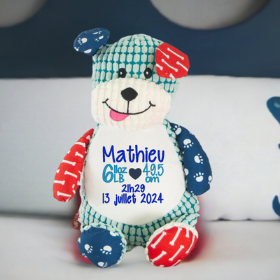 Dog birth stats plush canada