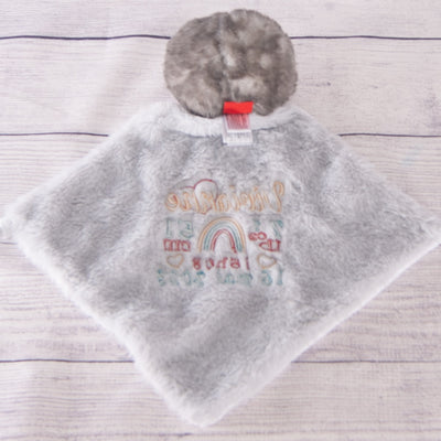 doudou pingouin gris