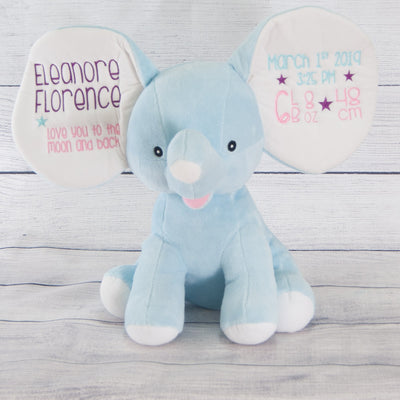 Elephant bleu informations naissance