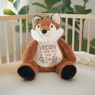 Fox personalized stuffie Canada