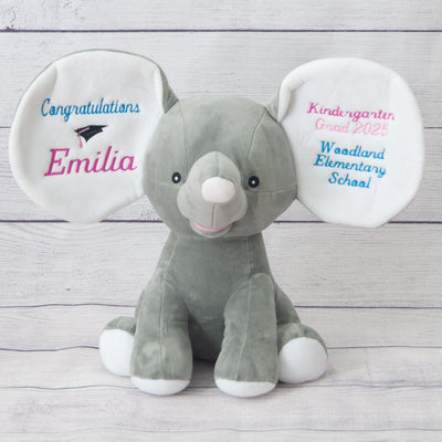 Grey Elephant Graduation gift