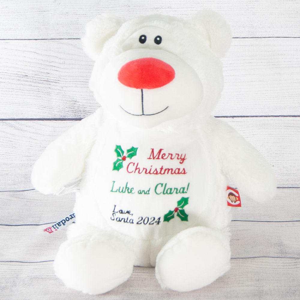 ourson polaire blanc personnalisé