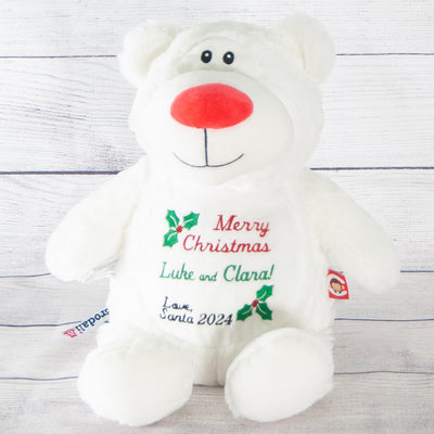 ourson polaire blanc personnalisé