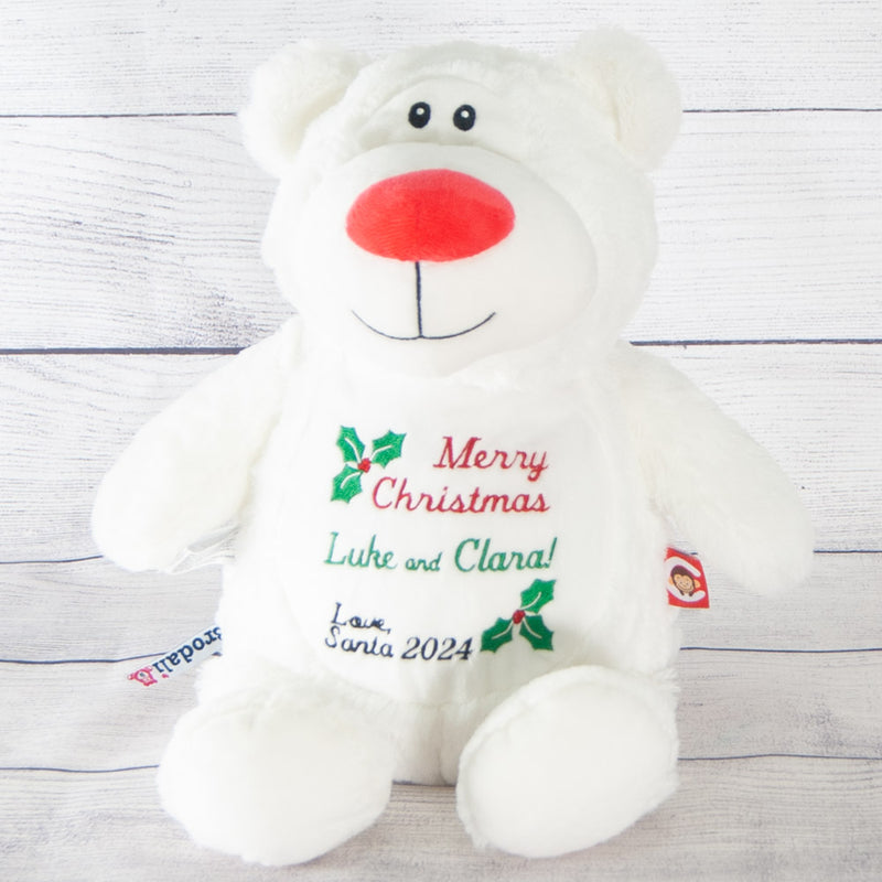 ourson polaire blanc personnalisé