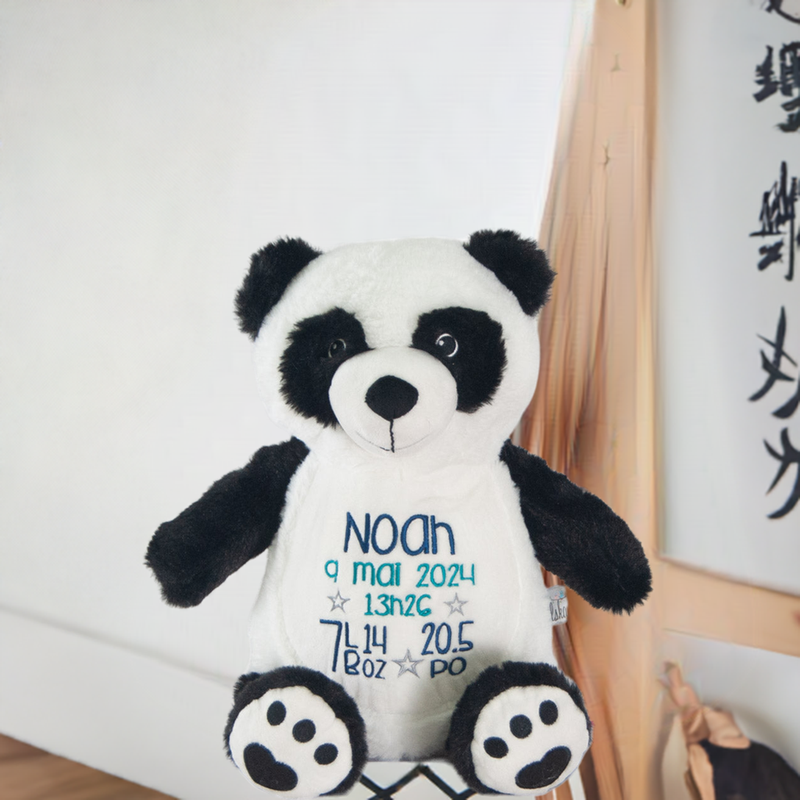 Embroidered panda stuffie canada