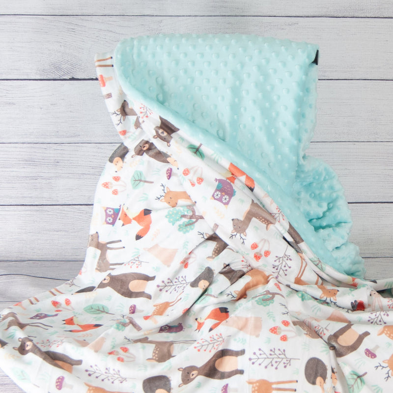 blanket forest animals