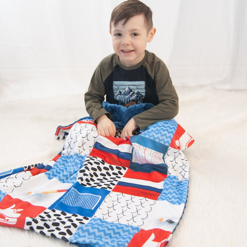 couverture bebe hockey