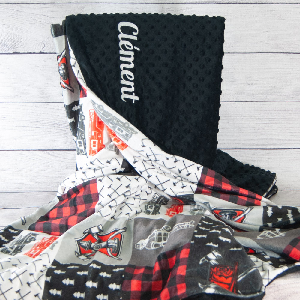 firefighter blanket adult