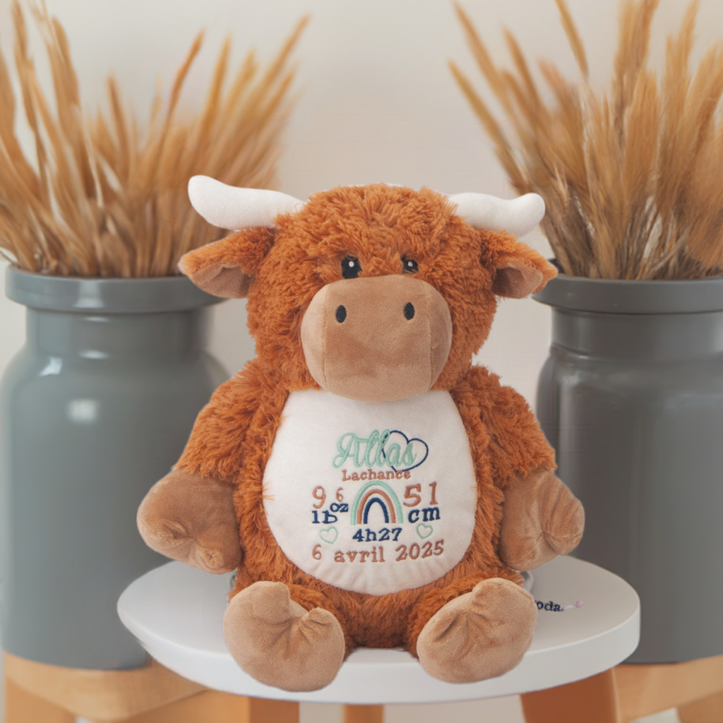 highland cow stuffed animal