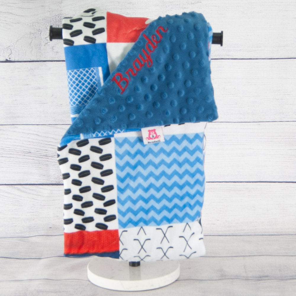 hockey blanket baby