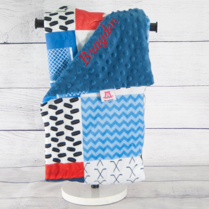 hockey blanket baby
