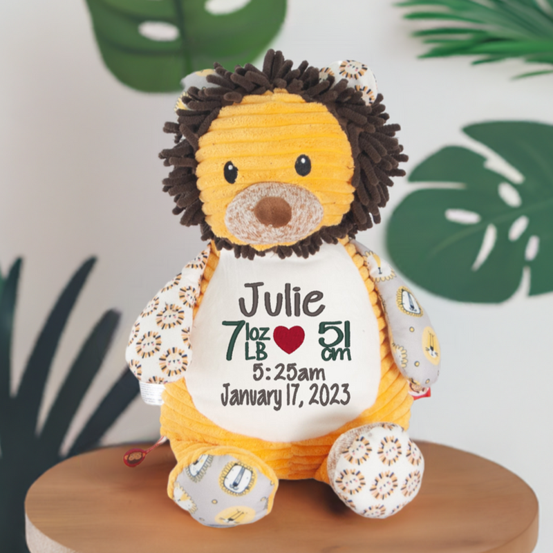 lion personalized baby canada