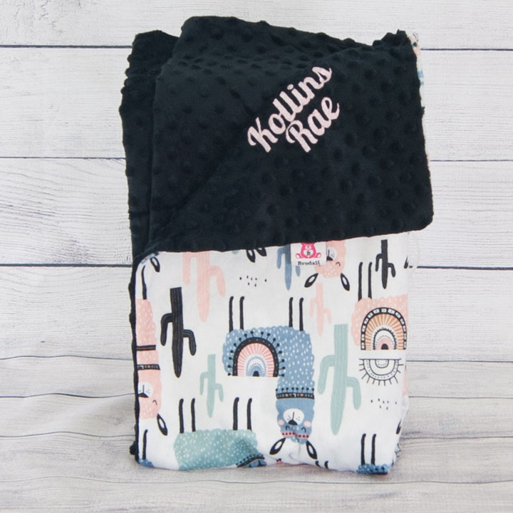 llama blanket baby