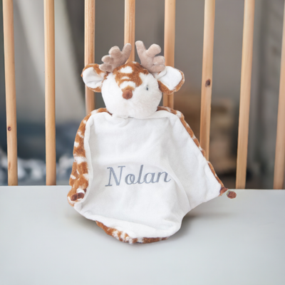 lovey security blanket baby deer