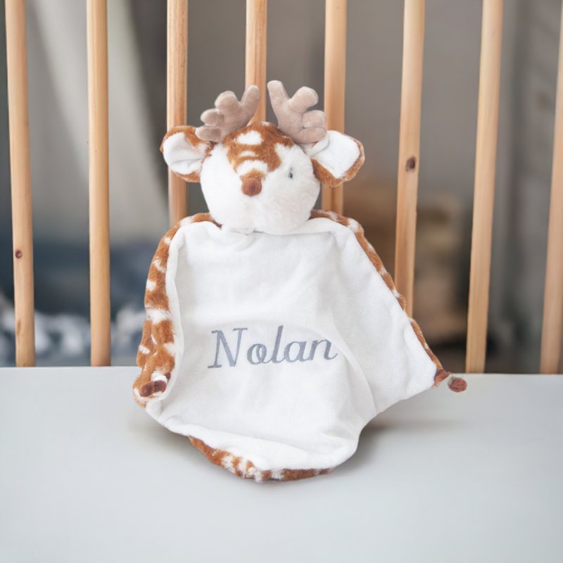 lovey security blanket baby deer