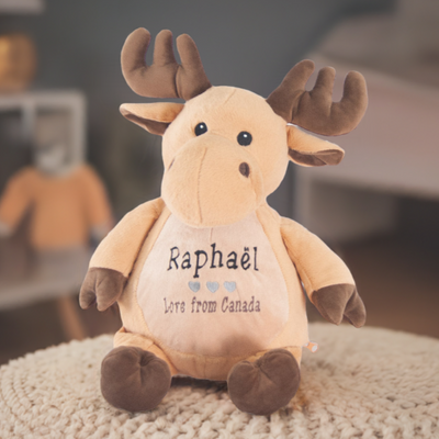 moose personalized stuffed animal