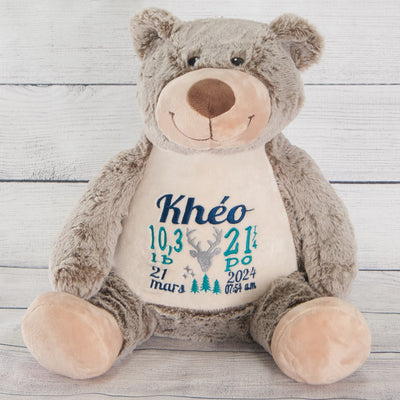 ourson brode personnalise