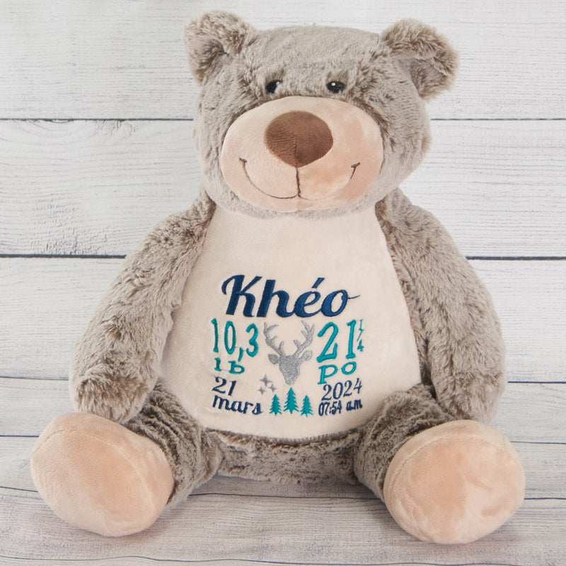 ourson brode personnalise