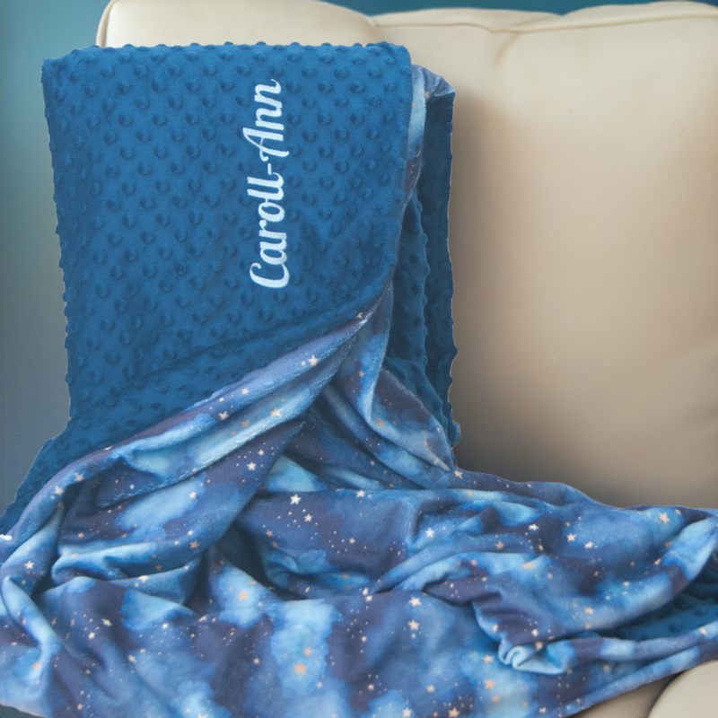 personalized adult blanket minky