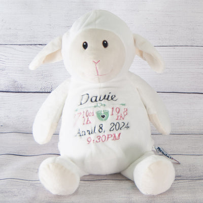 personalized lamb customized stuffie