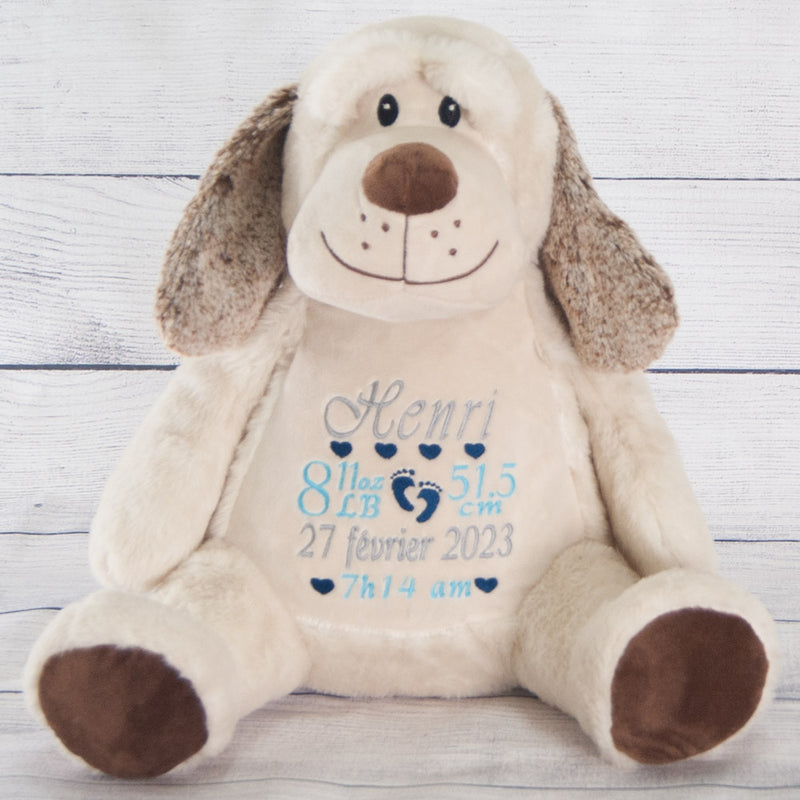 toutou chien avec infos naissance