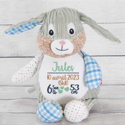 toutou lapin personnalise unique quebec