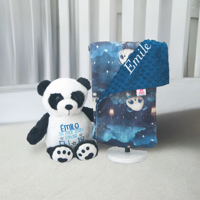 ensemble toutou panda couverture