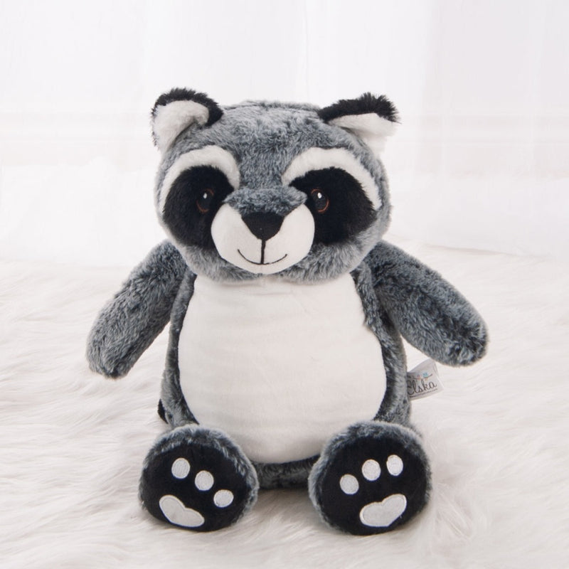 Raccoon stuffie personalized