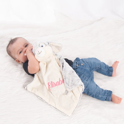Doudou lapin personnalisé